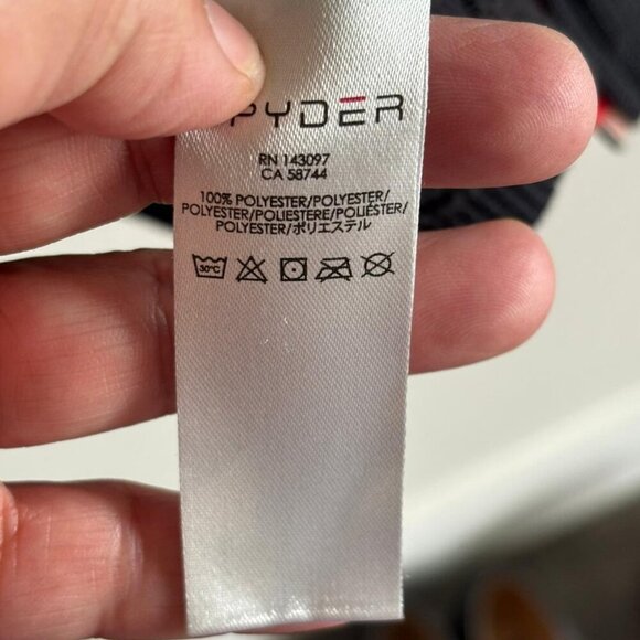 Spyder Mens District constant Full Zip Fleece Jacket Black Size XXL - Picture 4 of 8